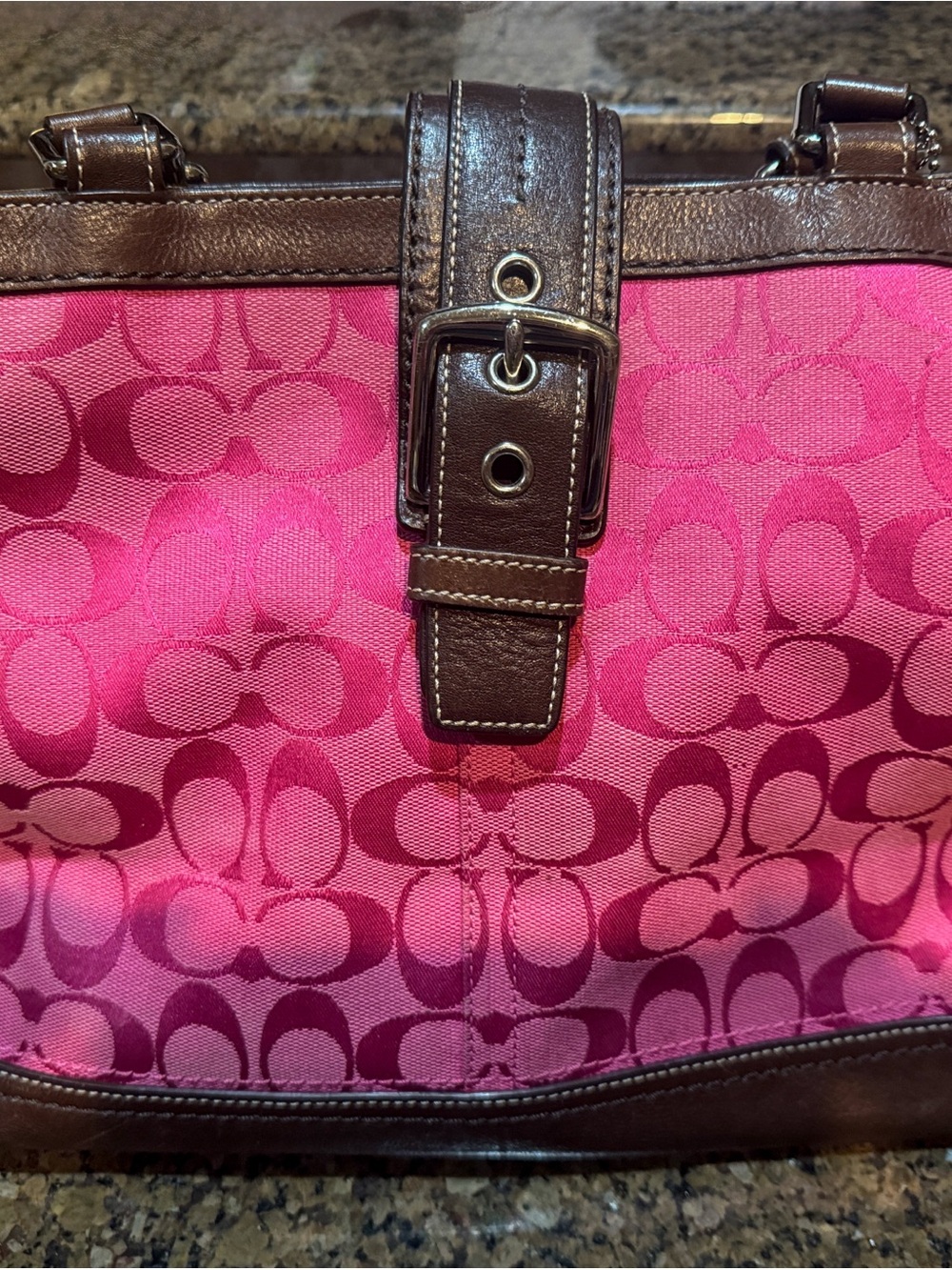 Coach Authentic Y2K Hamptons Shoulder Tote Bag